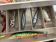Plano 6300 Tackle Box Full Of Tackle. Arbogast. Hot N Tot. Rapala. More.