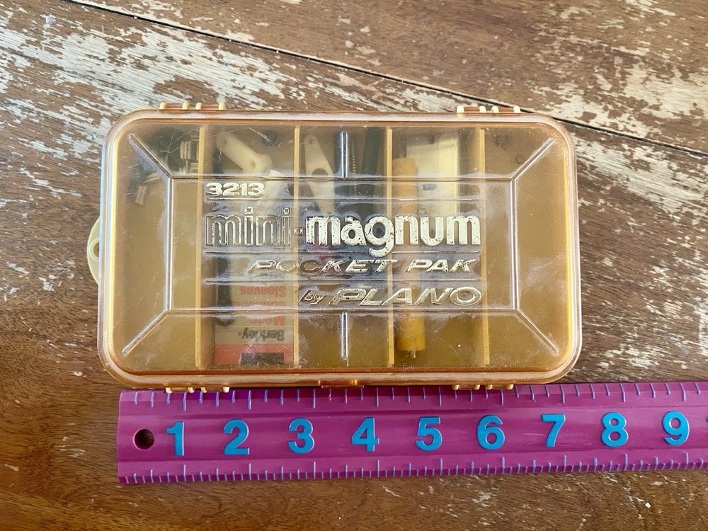 Plano Mini Magnum Pocket Pak Double Sided Tool Box W/tools & Hardware Inside