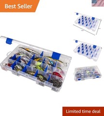 Outdoors 5007 Tuff Tainer – 36 Compartment Fishing Tackle Box with Zerust