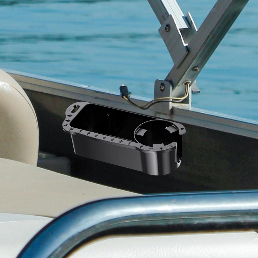 Boat Caddy Organizer Universal with Rubber Tab Cockpit Storage Box Fishing Parts