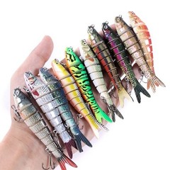 8 Section 11.4g Sinking Lure for multi Jointed Hard Plastic Freshwater Fishing