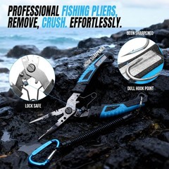 Fishing Essentials Kit: Rod, Reel, Lures & Pliers – Perfect for Any Fishing Trip