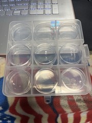 Small Pocket Size Bead Box 9 Section New in pack