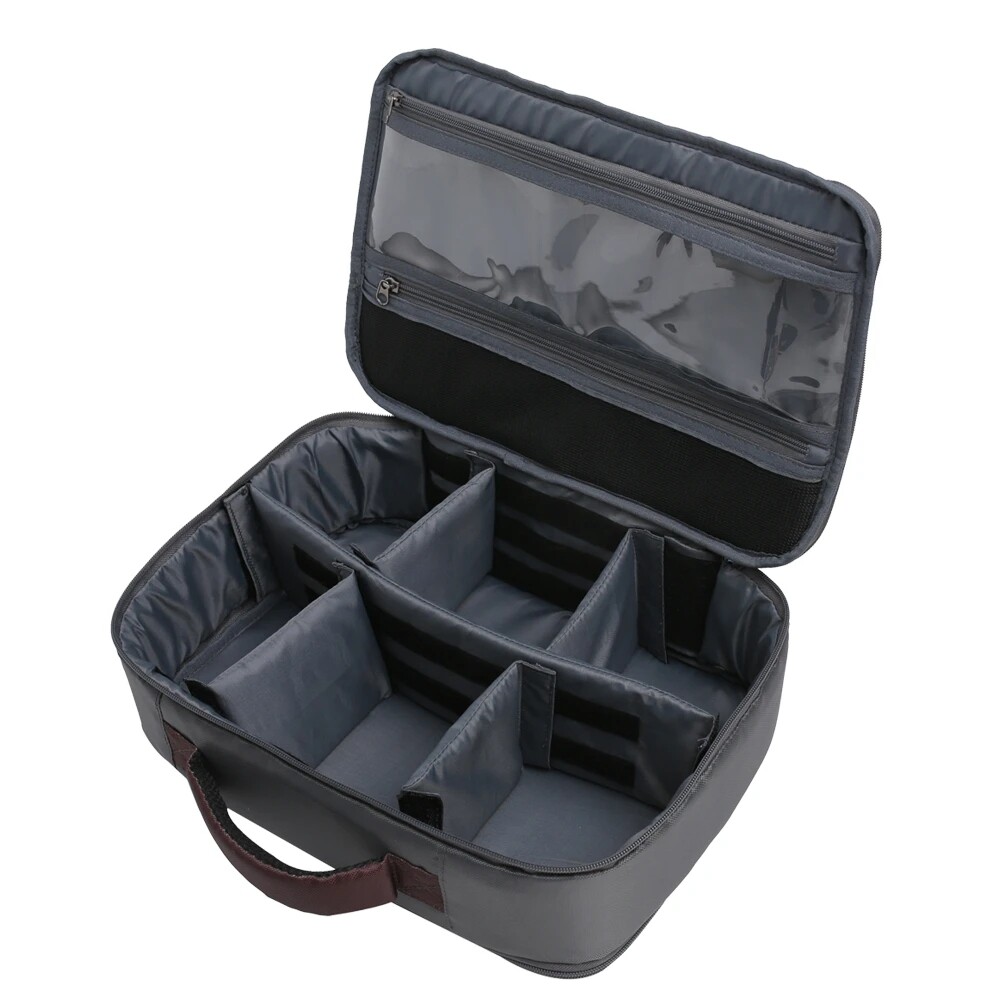 Fishing Reel Case Combo Mesh Pocket Insert Leaf For Storage Fishing Bag