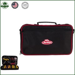 Fishing Tackle Storage Bag for 16 Jars, Easy Carry Design with Shoulder Strap
