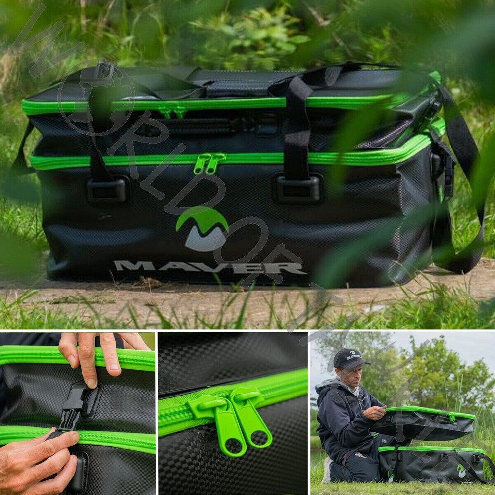 Maver MVR Dual Store Carryall Small + Large EVA Bags together Match Coarse