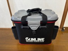 Sunline Tackle Box Black/Gray/Red Rare Fishing Model Limited Edition Accessory E