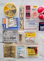 EUC #5413 VTG Tackle Box “Union Steel Chest Corp” Leroy, NY REGD 1951 Lures/More