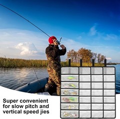 4 pcs Fishing Lure Wraps Set with PVC Cover & Saltwater Hook Protectors
