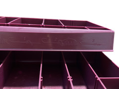 Flambeau Outdoors 2-Tray Plastic Tackle Box Purple/Black 13x8x6 in