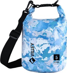 VILLEY Dry Bags Waterproof 5L Roll Top Sack Keeps Gear Dry Lightweight Dry Sacks