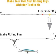 Comprehensive 136pc Saltwater Fishing Tackle Kit – Perfect for Enthusiasts