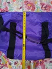 Vintage Timber Creek Duffel Bag Purple Shoulder Strap