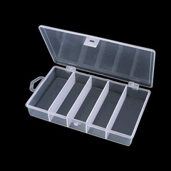 Multipurpose Clear Plastic Boxes – Perfect for Fishing Tackle & Small Crafts