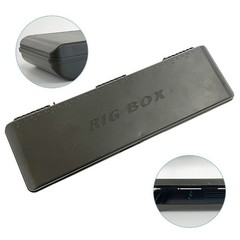 Cable Box for Secure Storage of Fishing Rigs Dark Army Green Color (34 5cm)