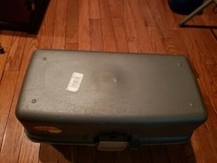 Frabill 6134-03 Plano Guide Series Three-Tray Tackle Box Graphite And Sandstone