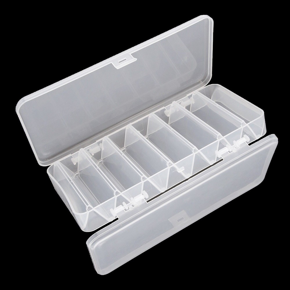Double Side 14 Compartments Fishing Lure Box, Multi-function Fishing Tackle Box