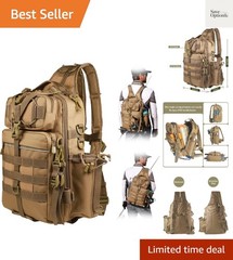 Outdoor Tackle Bag – Large Water-Resistant Fishing Backpack