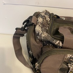 Cabela’s Camo Soft-Sided Fishing Hunting Tackle Bag Shoulder Strap Multi Pocket