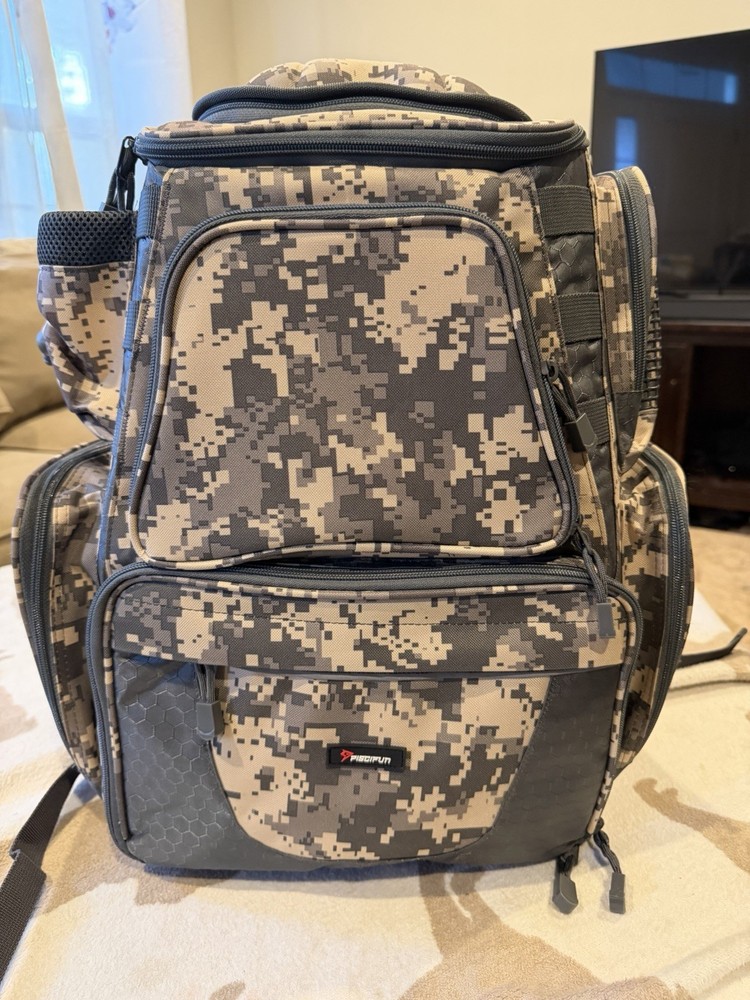 Piscifun Fishing Backpack With Mini Loaded Tacklebox