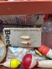 Vintage Oldpal Woodstream PF1040 Tackle Box With Vintage Tackle