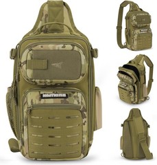 KastKing Fishing Sling Backpack with Rod Holder Waterproof for Men Gift