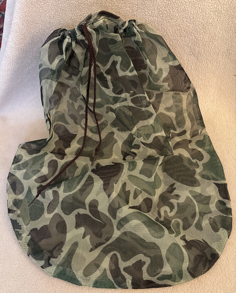 Mesh Net Bag Camo Fishing Hunting Laundry Gym Bag