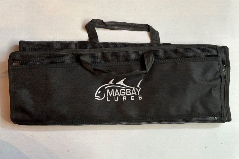 Black MagBay Lure Bag – Tackle Carrying Case – 6 Pockets
