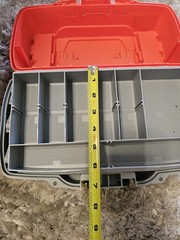 Plano 6201 One-Tray Tackle Box, Bait Storage, Extending Cantilever-tray Design