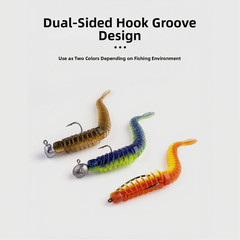 Paddle Tail Swimbait Designed for Strong Vibration For Fishing 7.5cm 8.5cm