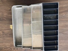 Vintage UMCO 175A Aluminum 3 Tray Tackle Box Minnesota 17 x 6 1/2 x 6 USA