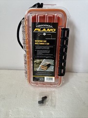 Plano PLAM1452W Waterproof Tackle Box/Case (Orange/Clear)
