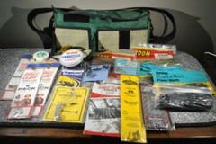 White River Fly Shop Sling Pack Tackle Pack FILLED with items
