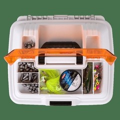 Multi Loader Fishing Tackle Box Plastic Zerust Protection W/Carry Handle & Latch