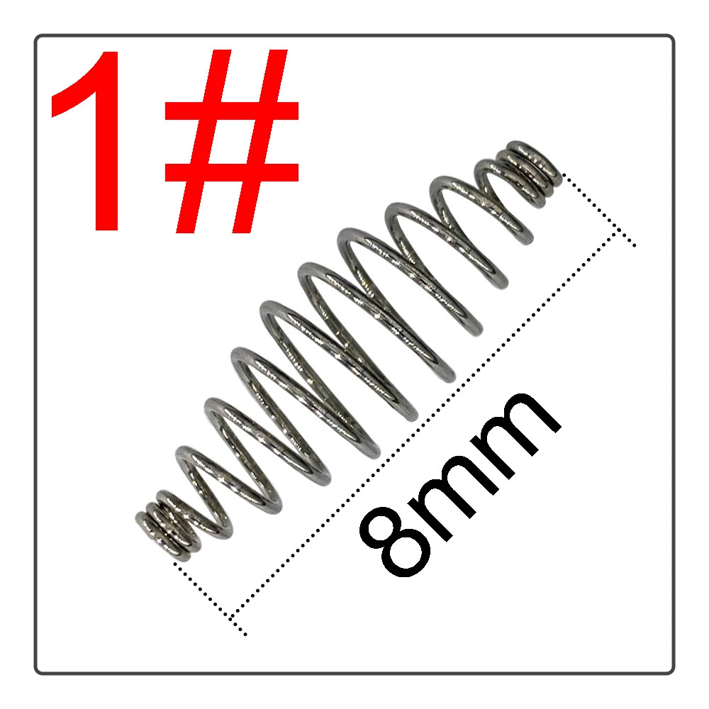 50pcs Carp Fishing Hooks Barbed Single Circle Explosion Hooks with Swivel Spring