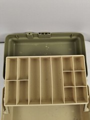 Vintage 3100 Plano Tackle Box Tan/Green Gear Outdoors USA