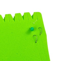 M MCTION Fishing Leader Line Hook Holder Organizer Foam Board Medium, Mixed