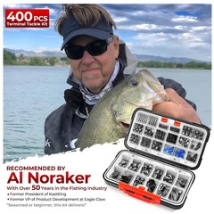 KastKing 400-Piece Freshwater Tackle Kit