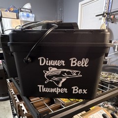 Dinner Bell Thumper Box Fishing Striper, Hybrid, White Bass, Crappie,Catfish