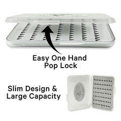 Fly Fishing Box Organizer Set of 3 Bass Weed Guards Trout Flies