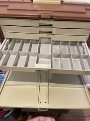 VINTAGE PLANO 777 GIANT FISHING TACKLE BOX OR HOBBY/CRAFT STORAGE BOX ORGANIZER