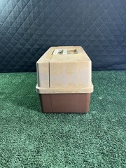 Plano Tackle Box Model 1630 Brown And Beige Good Condition