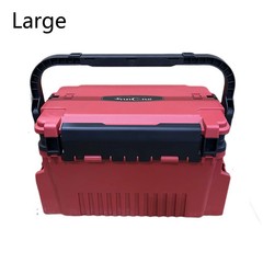 Portable Fishing Tackle Box Multi-Compartment Bait Storage Rod Holder