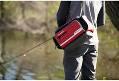Plano PLABW460 3600 Weekend Series DLX Softsider Polyester Tackle Case Red Black