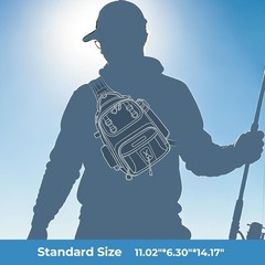 Lightweight BaitSpace Fishing Gear Bag – Stylish, Functional & Water-Resistant