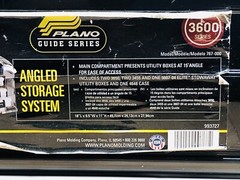 Plano 767 Guide 3600 Series Fishing Angled Tackle System 18x9x11 Box