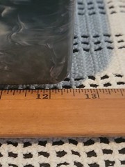 Vtg Green Gray Marblelite Green White Swirl Fishing Tackle Box Full of Lures Et