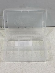 Bass Pro Shops Clear 6 Compartment Fishing Tackle Organizer 4-5/8 X 2-7/8 X 1.