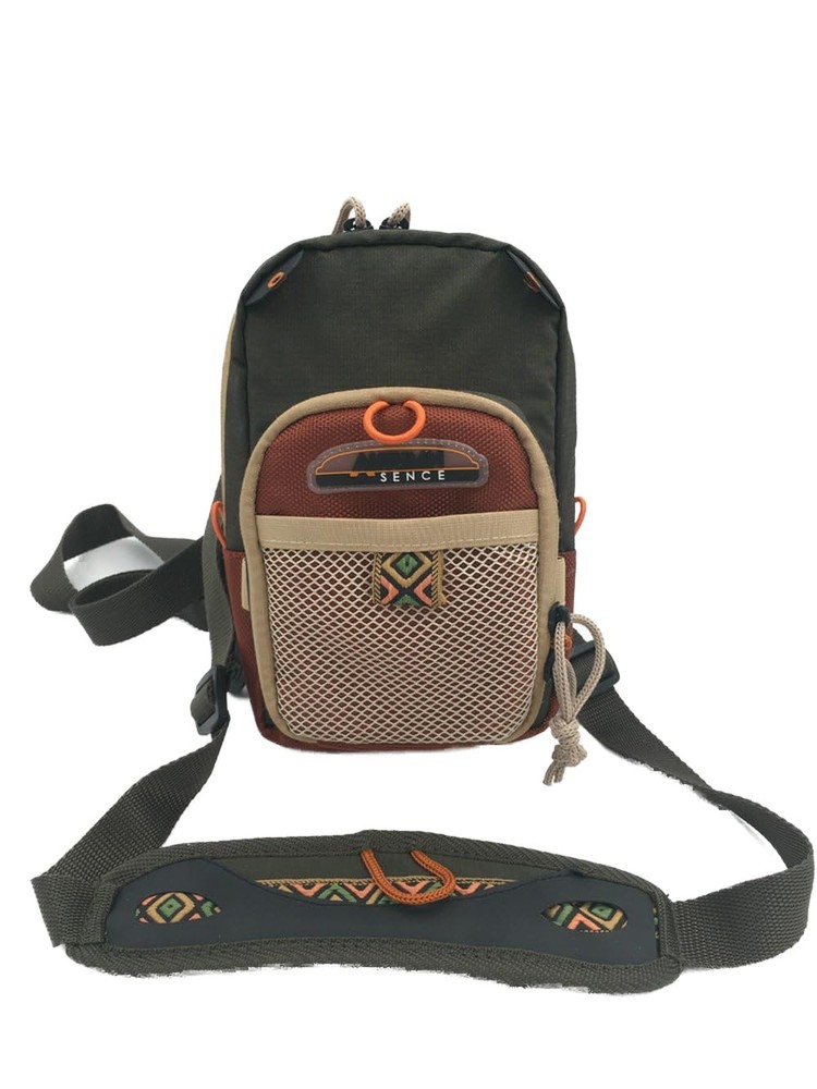 Fly Fishing Chest Pack Bag Molded Fly Bench 9.50×6 Inch Utility Storage