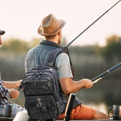Fishing Backpack Fishing Tackle Storage Bag Fishing Gear and Equipment with R…
